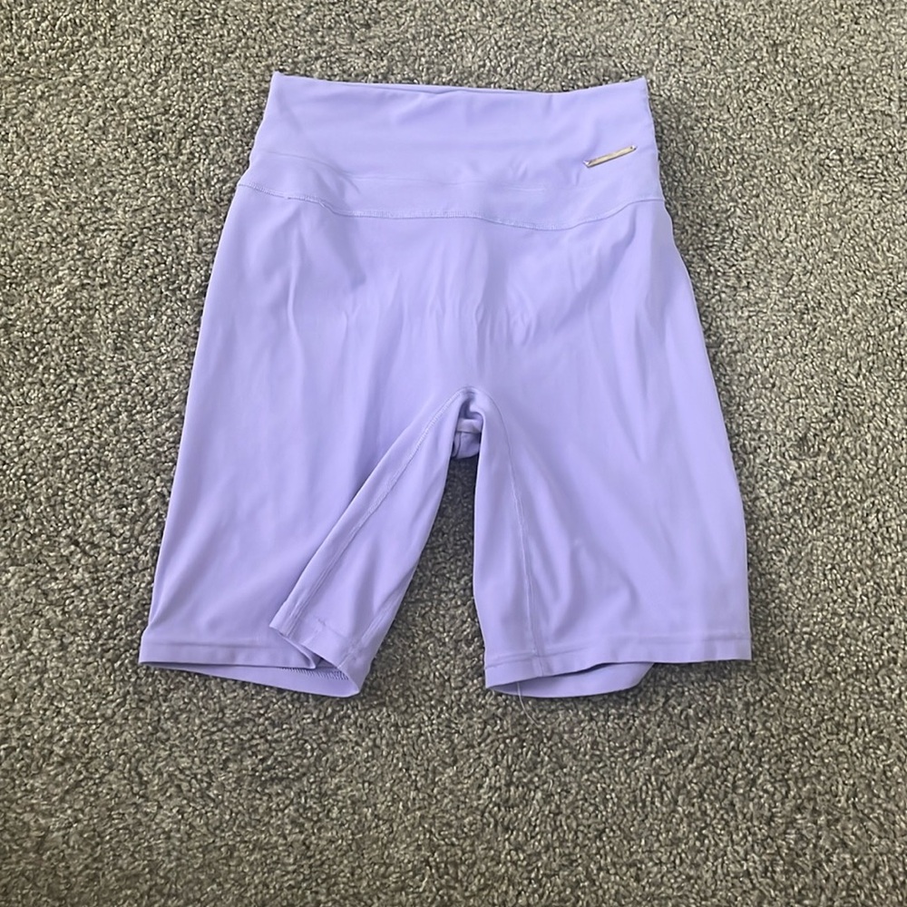 Gymshark lavender biker shorts